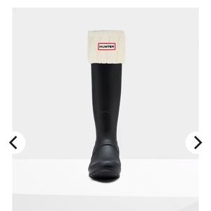 Hunter cable knit boot socks